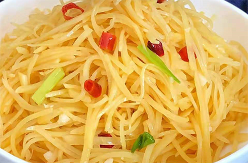 飯?zhí)脝T工最愛(ài)家常菜酸辣土豆絲